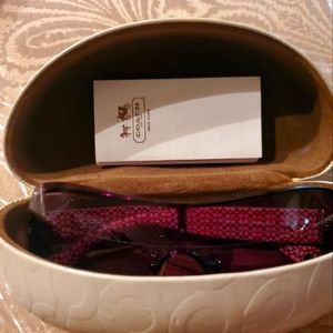 Coach sunglasses with case